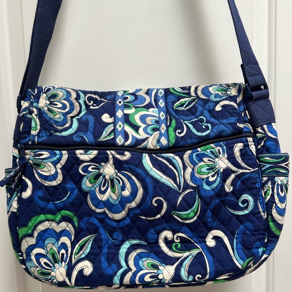 Vera Bradley large Mediterranean Blue bag - Picture 2 of 8